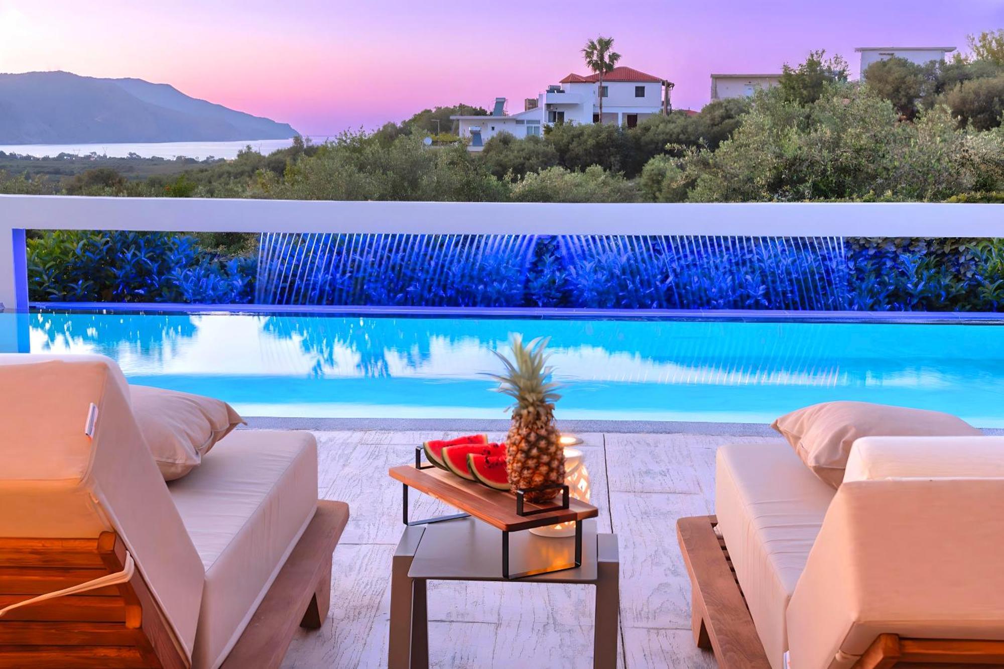 Minoas Villas Heated Pool Kournás Exterior foto